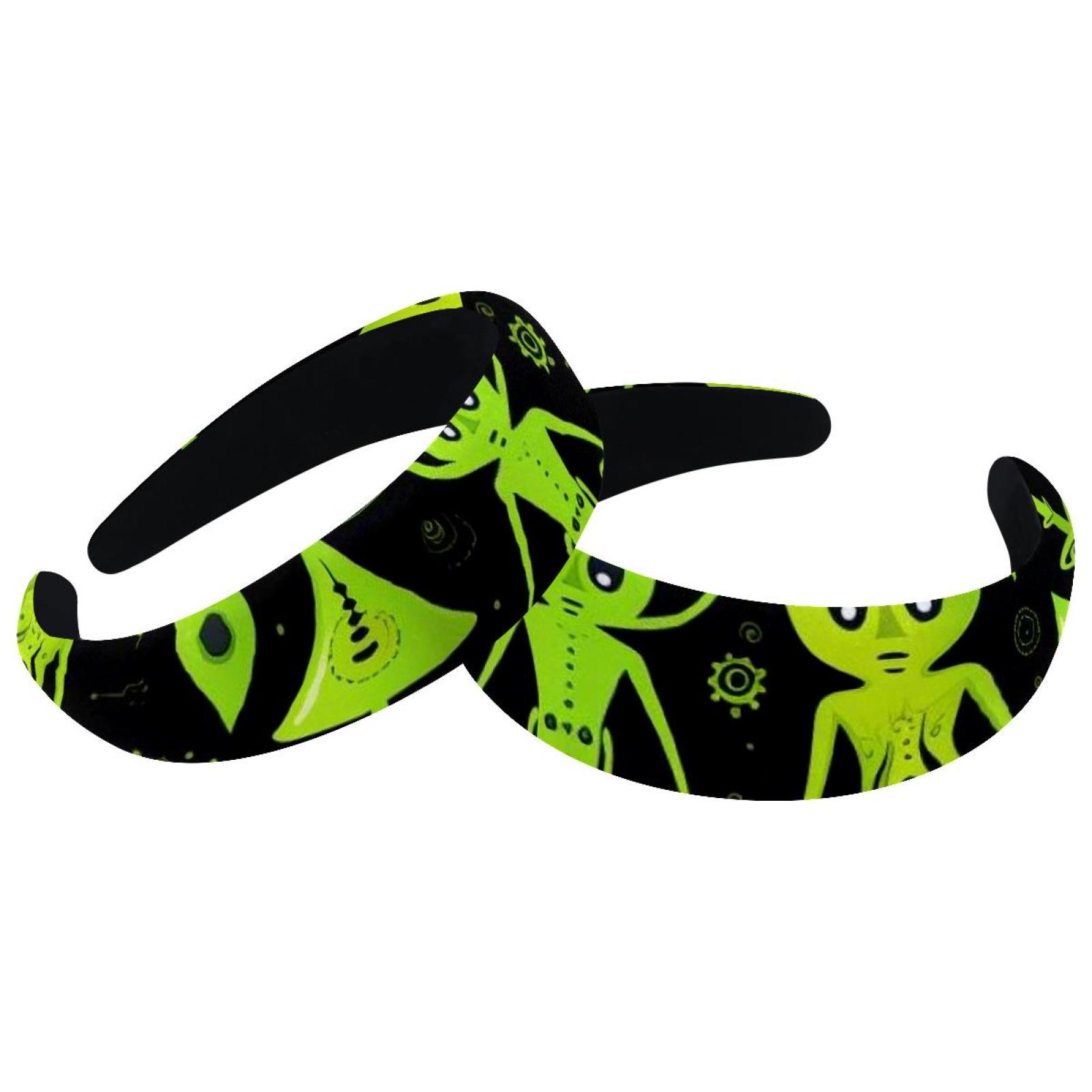 2 Pcs Soft Wide Headbands Printed Accessories for Women and Girls