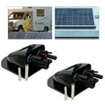 2 Pcs Solar Cable Ducts,Waterproof Abs Roof Junction Box for Motorhomes