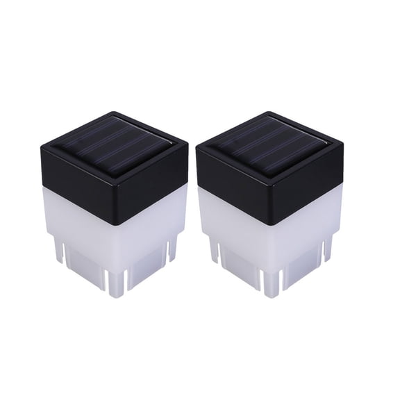 2 Pcs Solar Light Corridor Lamp Solar Pillar Lights for Garden Garden Lamp Solar Fence Light Landscape Lamp