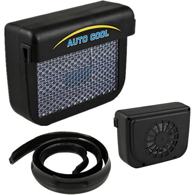 2 Pcs Solar Powered Car Ventilator Window Solar Ventilator Car Radiator