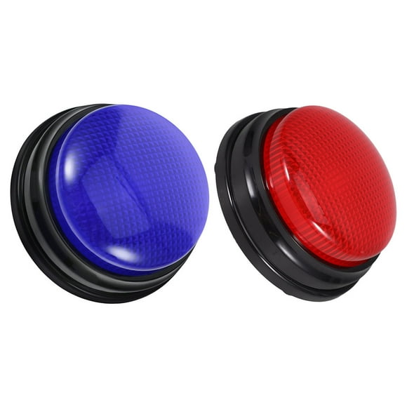 2 Pcs Sound Button Game Buzzer Sounds and Lights Buzzers Game Show Buzzers for Kids Classroom Buzzers Office Child