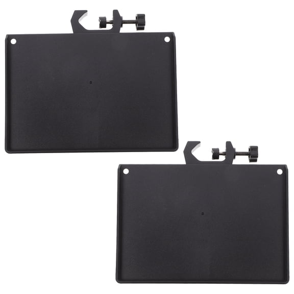2 Pcs Sound Card Tray Holder Desktop Stand Laptop Phone Black