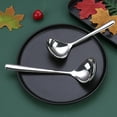thumbnail image 1 of 2 Pcs Soup Ladle,Kitchen Stainless Steel Soup Ladle,8 Inch Deep Soup Spoon,Heavy-Duty Metal Soup Ladle For Stirring, Serving Soups And More,Kitchen Utensil For Cooking,Mixing,Baking,(2 PCS,8.07 in), 1 of 8