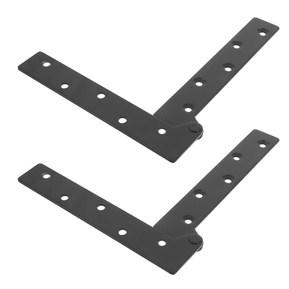 Homoyoyo Window Hinge Pivot Hinge Stainless Steel Black Doors Home Use 2Pcs