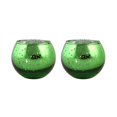thumbnail image 1 of 2 Pcs Spherical Glass Candle Holders – Decorative Christmas Candle Cups with Classic Holiday Patterns – Aromatherapy or Tabletop Candlelight Decor for Dinner, Home, Gifts, 1 of 5