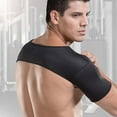 thumbnail image 1 of 2 Pcs Sports Shoulder Pads – Sleep Warm Shoulder Pads, Weightlifting Shoulder Protection, Size Up for Extra Comfort (2Pcs Black,L), 1 of 7