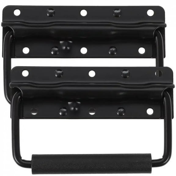 2 Pcs Spring Loaded Handle For Toolbox Case Heavy Duty Metal Handles Wooden Box Pulls Cabinet Door Handles Storage Hardware