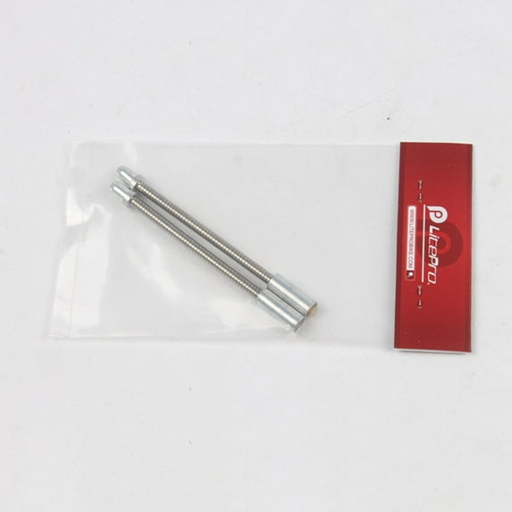 2 Pcs Spring V Brake Noodle Stainless Steel Bike Brake Bend Tube Cable Guide