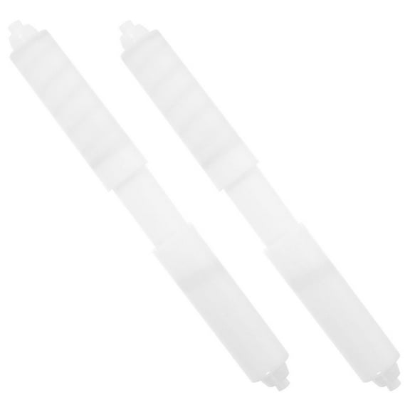 STRANDCHIC 2Pcs Retractable Plastic Toilet Paper Rod Replacement for Home Use
