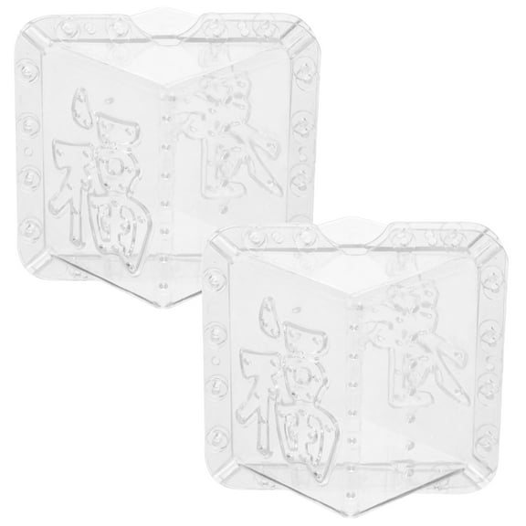 2 Pcs Square Apple Molds Long-lasting Fruit Grow Shaping Tool