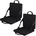 thumbnail image 1 of 2 Pcs Stadium Seats Boat Canoe Kayak Seat Stadium Seats for Bleachers Without Back Support for Indoor Outdoor Sport Events Bleacher Outing Traveling Hiking Fishing Camping, 1 of 7