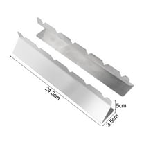 2 Pcs Stainless Steel Bbq Skewer Rack For 6 9 Skewers Barbeque Grill Holder 6 Slot YIWEI