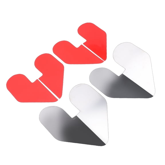 2 Pcs Stainless Steel Boat Bow Guard Notched Protector with Self Adhesive Stickers for Ship Trailer Keel Protection Marine Watercraft Guarding Device