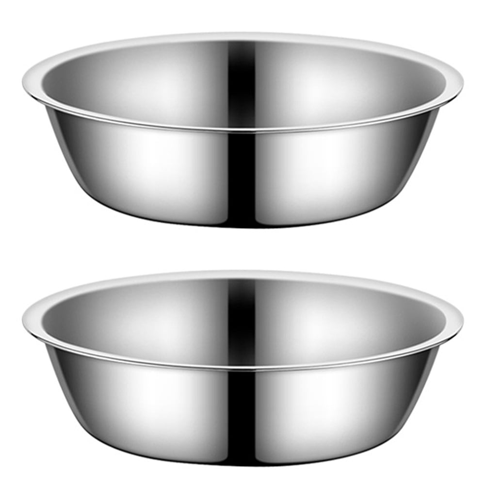 Pcs Stainless Steel Bowls Cat Food Bowl Metal Dog Bowls Shallow