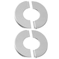 thumbnail image 1 of 2 Pcs Stainless Steel Decorative Cover Shower Flange Replacement Pipe Flanges Faucet Cap Faucer Covers Small Wall Split Plumbing Rings, 1 of 6