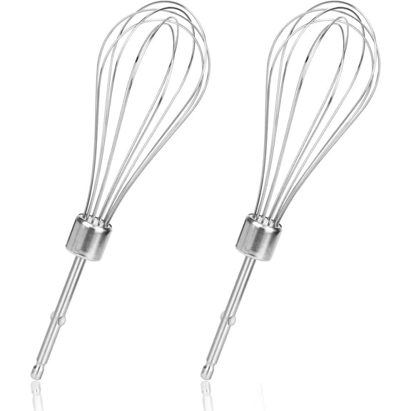 2 Pcs Stainless Steel Hand Mixer Beaters Replacement Attachments Compatible with 62682RZ 62692 Models