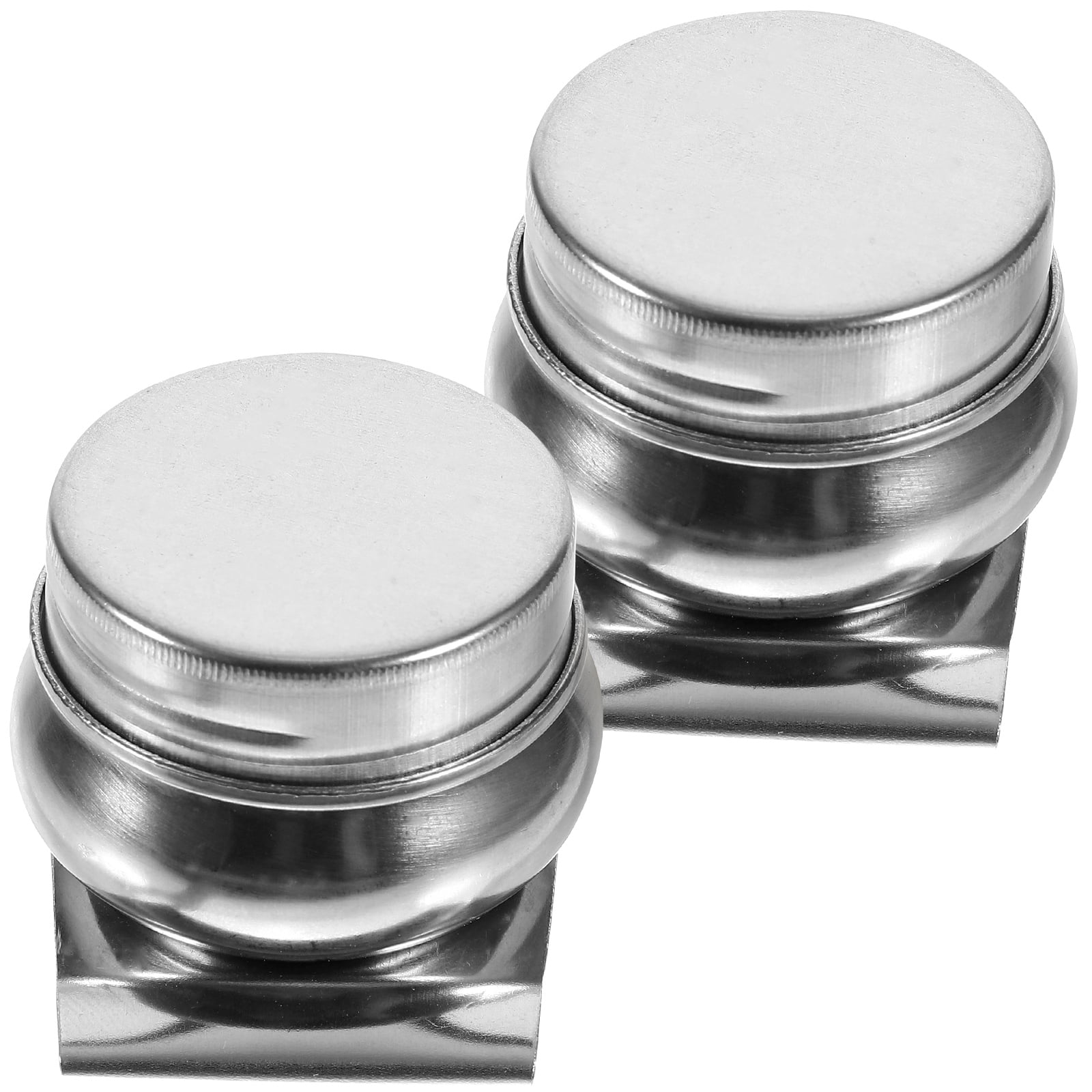 2 Pcs Stainless Steel Oil Paint Mixing Pot Dipper Palette Cup Painting