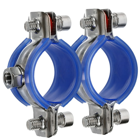 FENGGUIQU Stainless Steel Pipe Clamps Wall Mount Support for Plumbing Projects