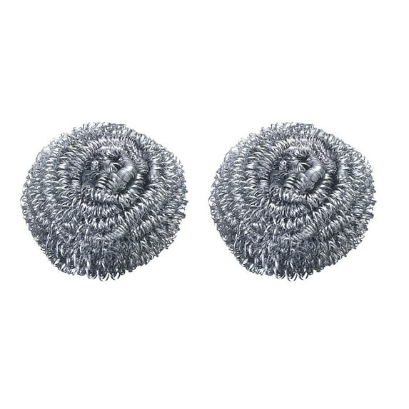 2 Pcs Stainless Steel Scrubbers,Scrubber For Kitchens,Wire Sponge Mat,Metal Scouring,Steel Wool Scrubber Mats For Cleaning Dishes, Pans, Pots, Ovens, Grills,Stainless Steel Scrubbers For Kitchen,2PCS