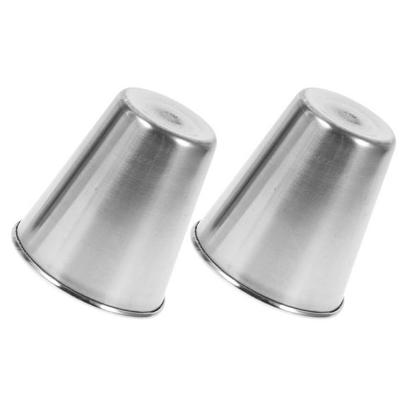 2 Pcs Stainless Steel Shot Glass Wine Cups Beer Mugs Small Beverage Cups Pcs Drinking Cup Drinking Cups