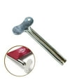 thumbnail image 1 of 2 Pcs Stainless Steel Tube Squeezer Key - 3.1*1.2 Inch Silver Toothpaste Dispenser Roller, Cosmetic & Paint Tube Wringer for Bathroom and Home Use, By Preplabs, 1 of 6
