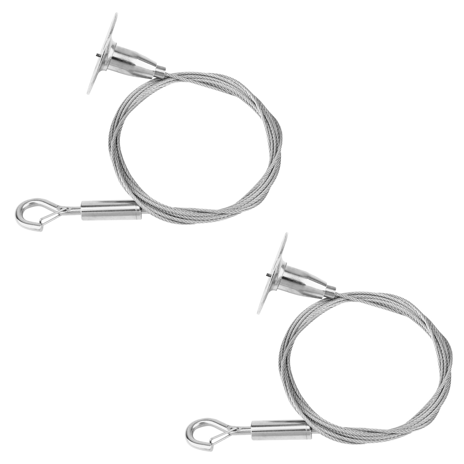 2 Pcs Stainless Steel Wires Suspension Mounting Wire Panel Hanging Wire ...