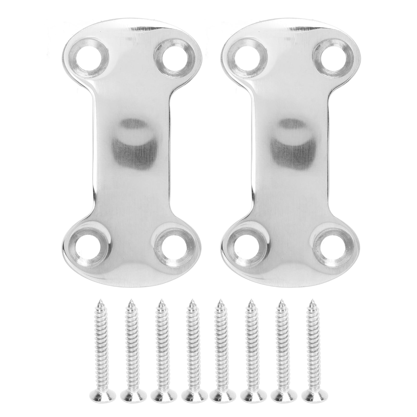 2 Pcs Stainless Steel bing Fixing Plate Good Fixation Rustproof