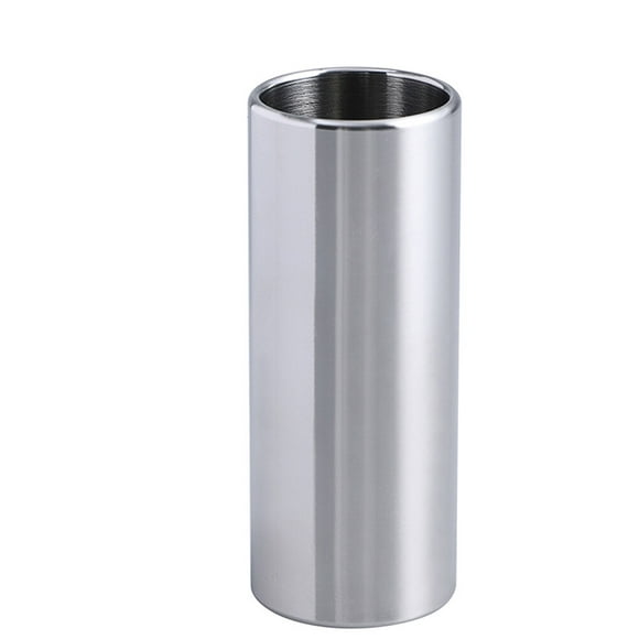 2 Pcs Standard Guitar Slide Guitar Equipment Slide Guitar Accessories Stainless Steel Guitar Slide Glass Guitar Slide
