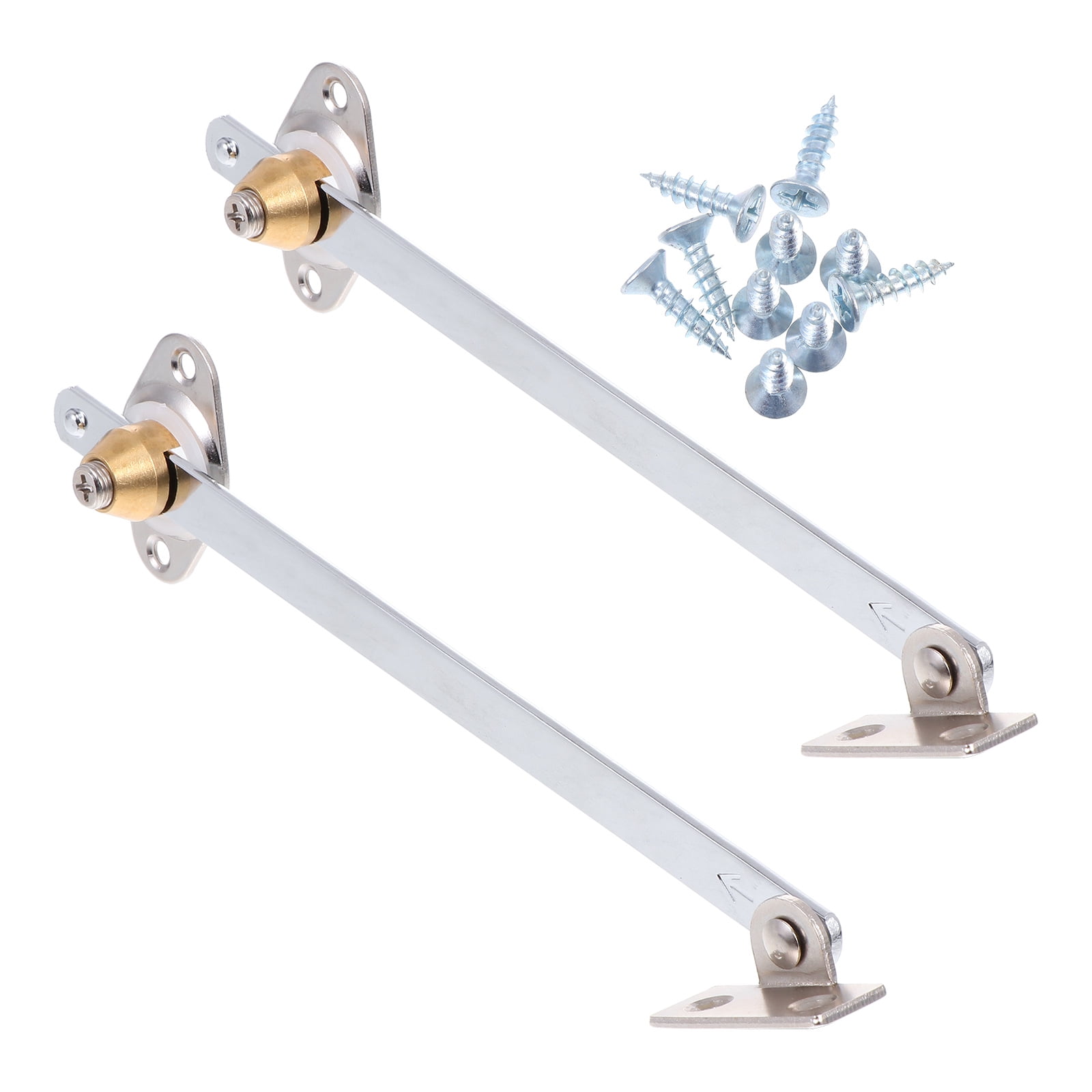 2-Pack Steel Cabinet Hinge Rail Support Bars, Stretch Rods 18x2.7x2cm ...