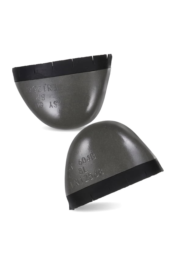 2 Pcs Steel Toe Inserts for Work Boots Men Apparel Silver 3.15"x2.56"x1.57"