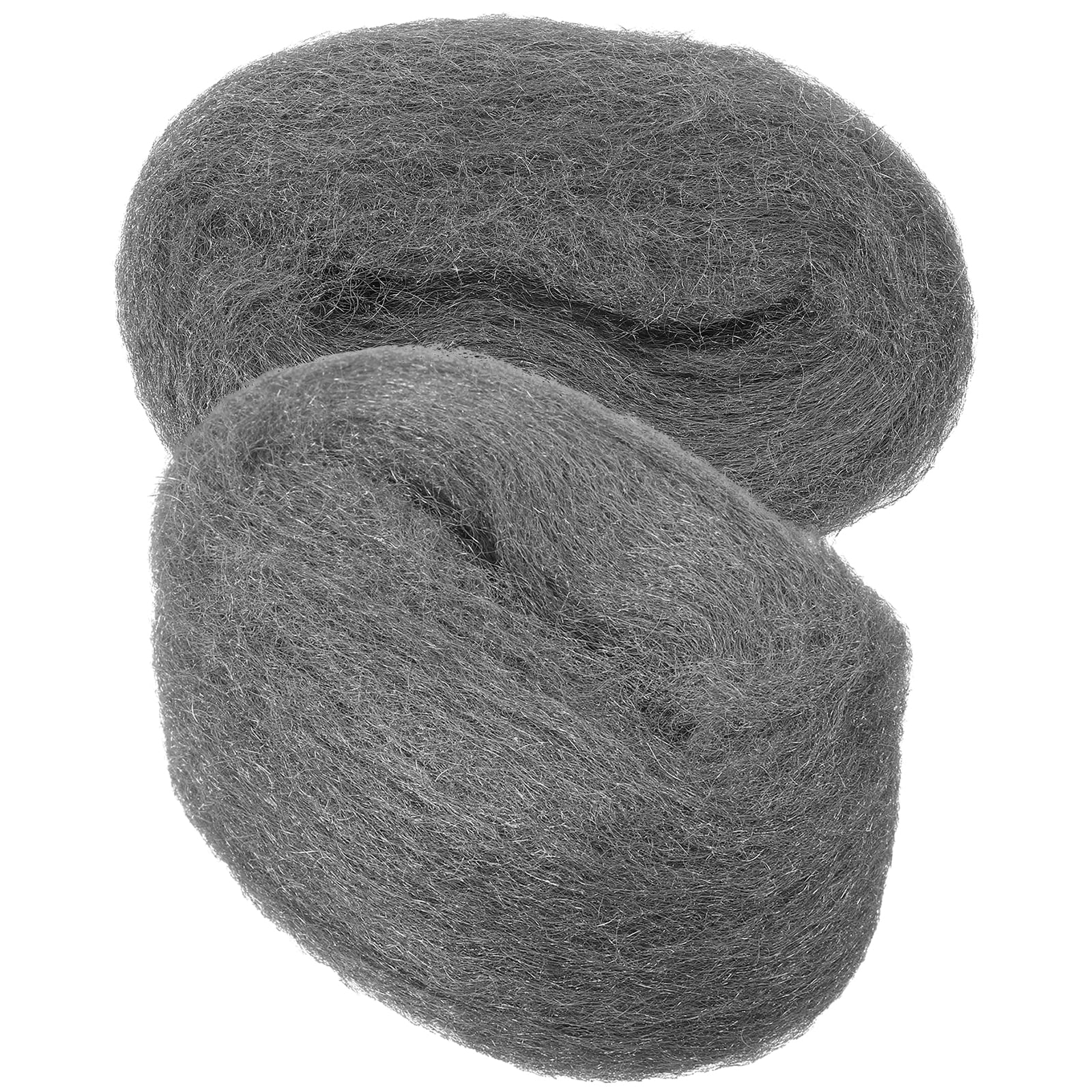 2 Pcs Steel Wool Roll Wire Mesh Buffing Wire Wool Steel Wool Tile Tools ...