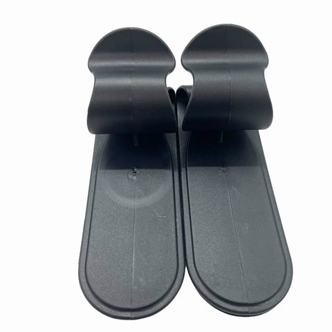 2 Pcs Stick-on Umbrella Hook Holders Storage Rack Self Adhesive Wall Mounted Umbrella Fixed Hook Black