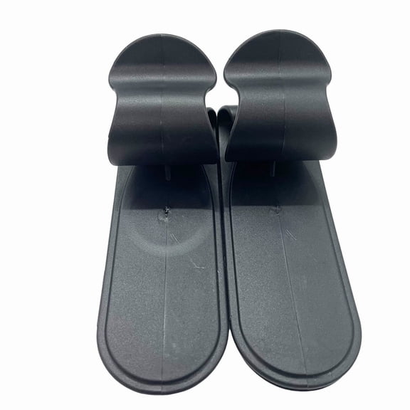 2 Pcs Stick-on Umbrella Hook Holders Storage Rack Self Adhesive Wall Mounted Umbrella Fixed Hook Black