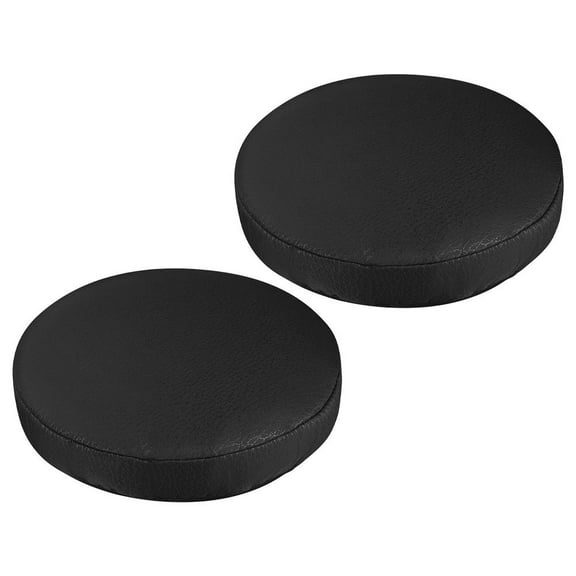 2 Pcs Stool Cover Seat Covers for Chairs Round Seat Covers Black Counter Stools Circle Chair Black Chair Covers Office