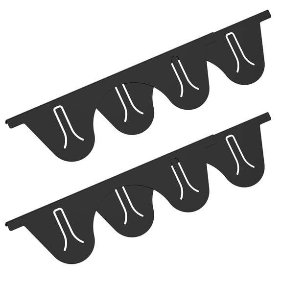 2 Pcs Stove Gap Covers Stainless Steel Stove Gap Filler Retractable Length 13.8inch to 27.5inch Stove Counter Gap Cover Heat Resistant Oven Gap Cover for Kitchen Black