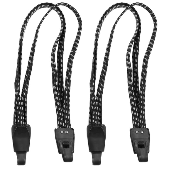 2-Pack Adjustable Straps for Bike Racks, Luggage, and Backseat Travel Securement