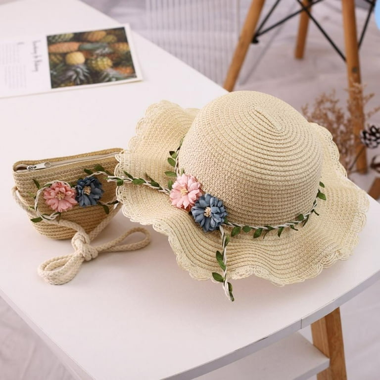 Woven summer best sale hat