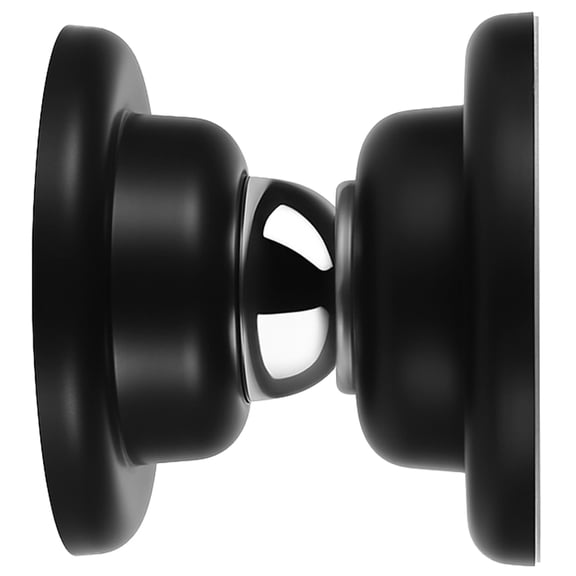 2 Pcs With Strong Attachment Force Door Catch, No Drilling Needed, ABS Black Door Stopper, Quiet Soft Close, Wall/Floor Mount, for Home, Office, RV, 2 in5.2 cm