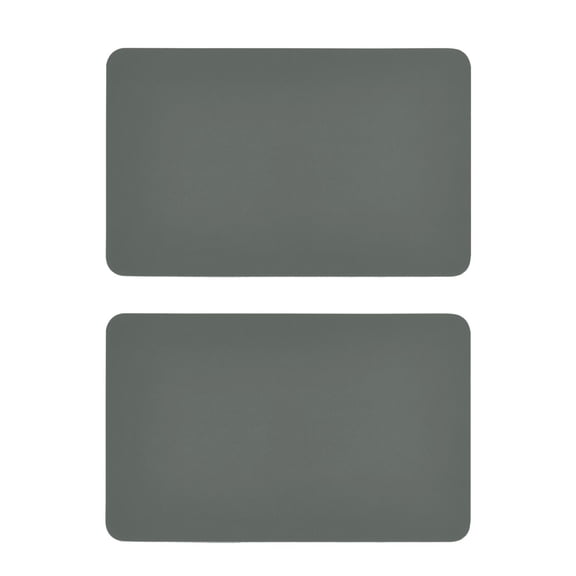 2 Pcs Strong Fridge Magnets Dark Green Refrigerator Magnets Sticker Decor for Whiteboards Locker 4"x2.5"