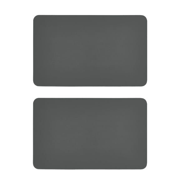 2 Pcs Strong Fridge Magnets Dark Grey Refrigerator Magnets Sticker Decor for Whiteboards Locker 4"x2.5"
