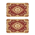 thumbnail image 1 of 2 Pcs Strong Fridge Magnets Gold Red Mandala Refrigerator Magnets Sticker Decor for Whiteboards Locker 4"x2.5", 1 of 5