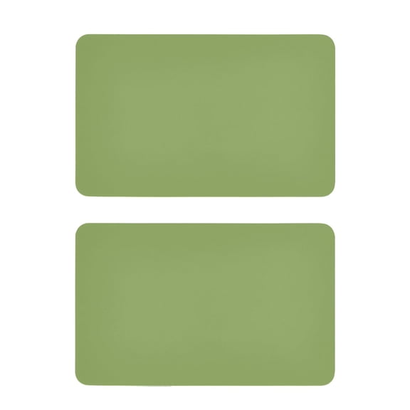 2 Pcs Strong Fridge Magnets Leaf Green Refrigerator Magnets Sticker Decor for Whiteboards Locker 4"x2.5"