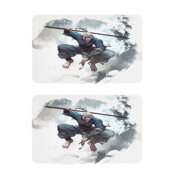 2 Pcs Strong Fridge Magnets Monkey with Rod Refrigerator Magnets Sticker Decor for Whiteboards Locker 4"x2.5"