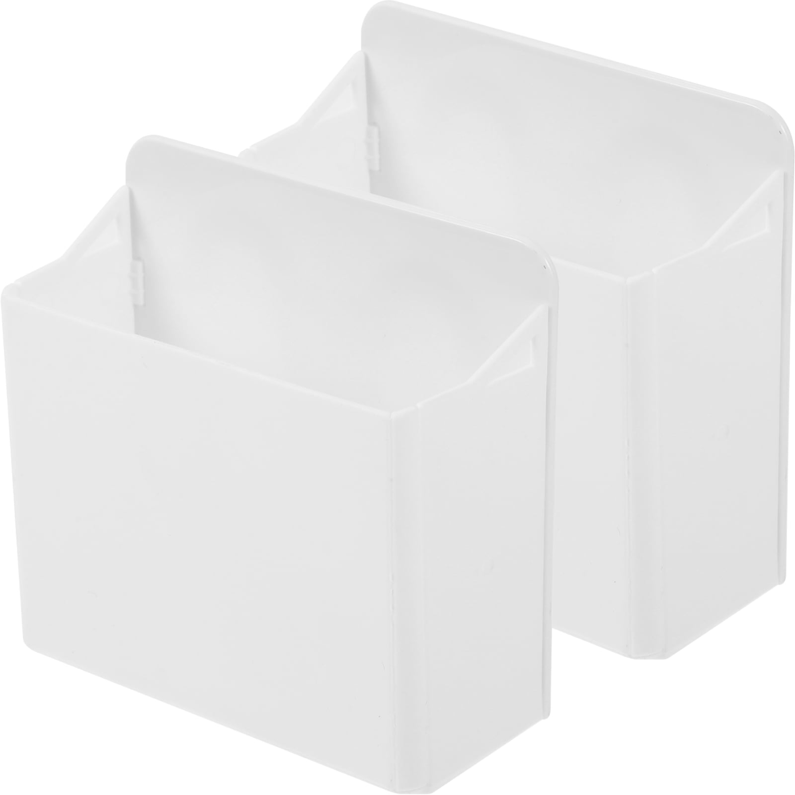 2 Pcs Suction Cup Whiteboard Pen Box Refrigerator Pencil