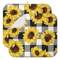thumbnail image 1 of 2 Pcs Sunflowers Dish Drying Mat - 16 X 18 Inch Floral Absorbent Microfiber Kitchen Counter Mat – Quick-Dry Dish Rack Alternative, Dish Drying Pad for Dishes, Cups, Utensils, Pots & Pans, 1 of 3