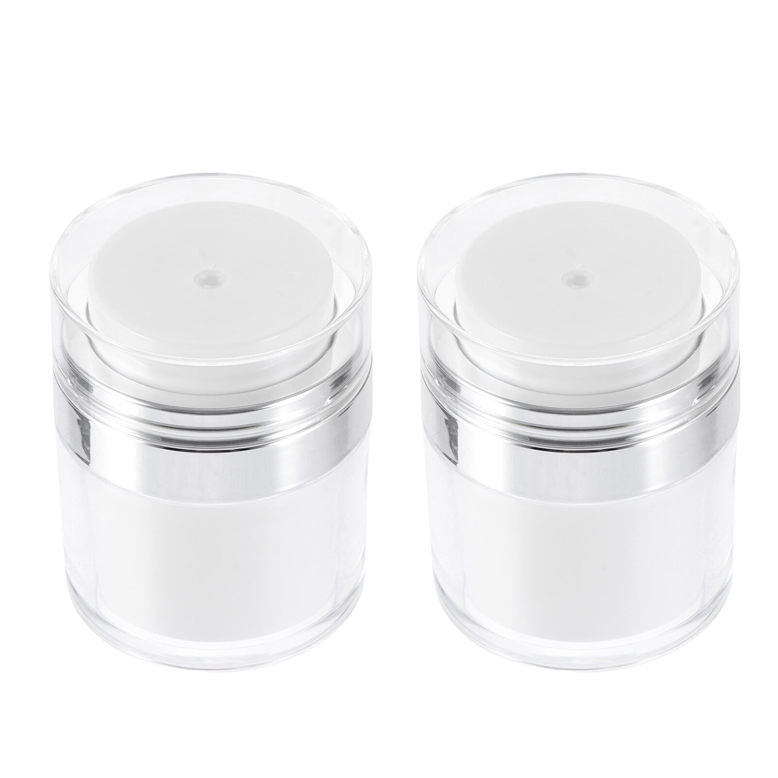 2 Pcs Sunscreen Cream Bottle Airless Lotion Containers Portable Bottles ...