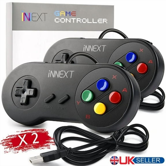 2 Pcs Super Snes Usb Controller Game Pad For Pc Window Mac Raspberry Pi 2 3 Us