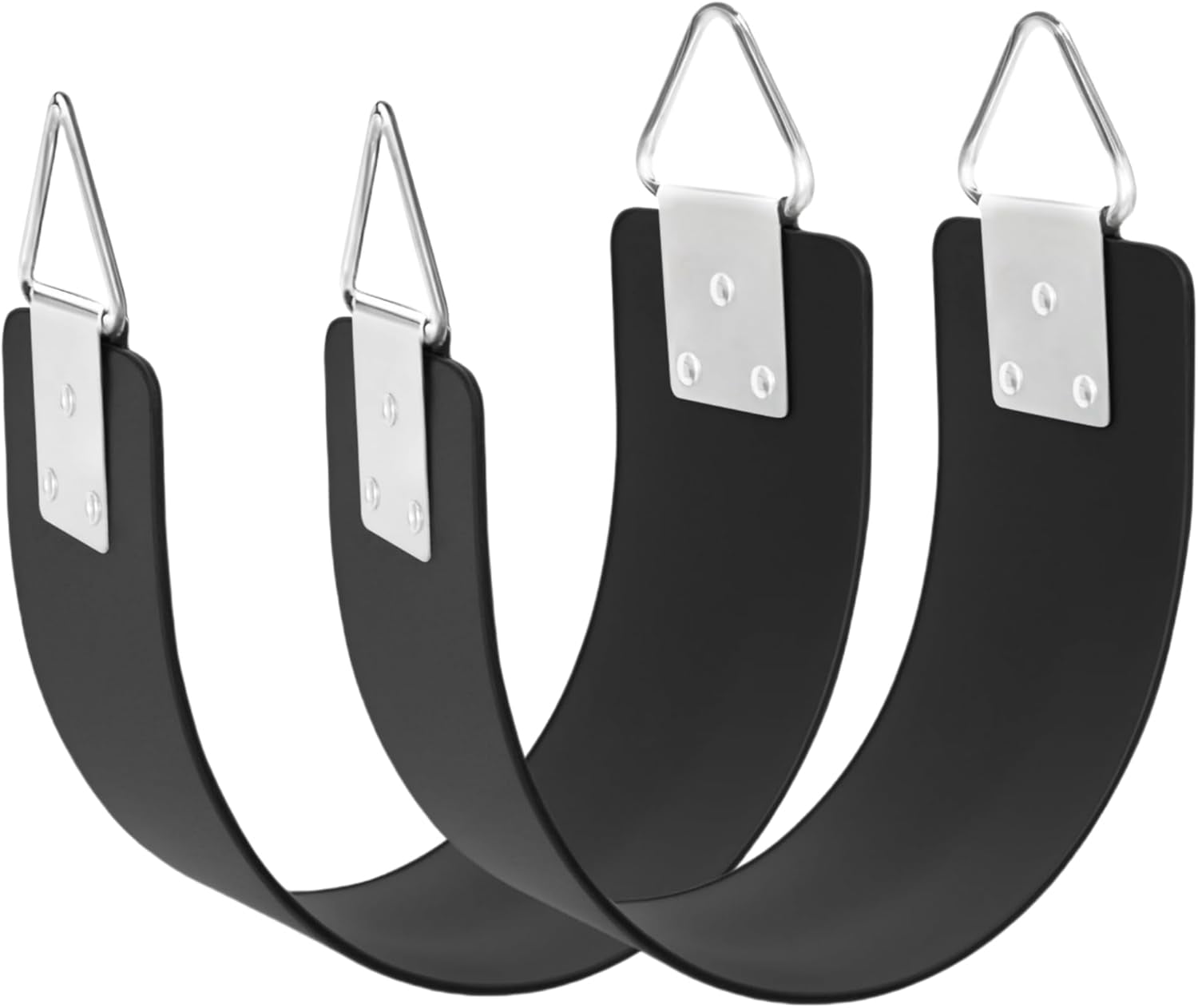 2 Pcs Swing Seat with Metal Triangle Ring 30.4 x 5.9 Inch, Support ...