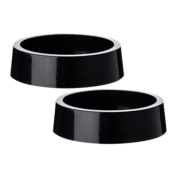 TABLZONE Non- Black Furniture Leg Caps for Bar Stools and Balcony Chairs, 2 Pack, 1.97 x 1.97 x 0.59 Inches