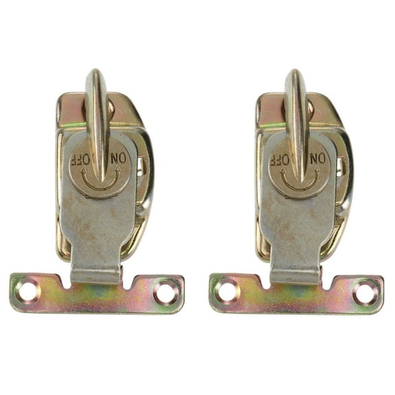 DEEPCRAFF 2 Pcs Table Lock Buckles Iron Hasps for Furniture Assorted Color Adults